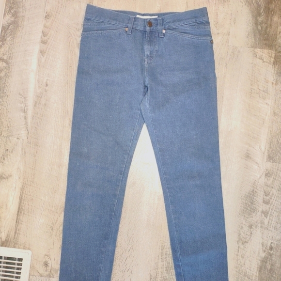 Stella McCartney RARE Smooth Finish Trim Pocket Straight Leg Business Jeans - Picture 6 of 16